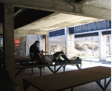 Vues stand de tir 200 m.